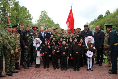 Фоторепортаж с празднования 80-летия Великой Победы в Заинске
