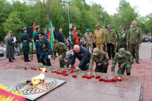 Фоторепортаж с празднования 80-летия Великой Победы в Заинске