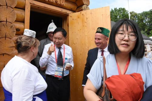 Заинское подворье на Сабантуе в Казани