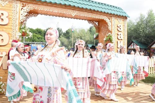 Заинское подворье на Сабантуе в Казани