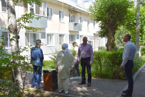 Разиф Каримов совершил объезд объектов капитального ремонта и строительства