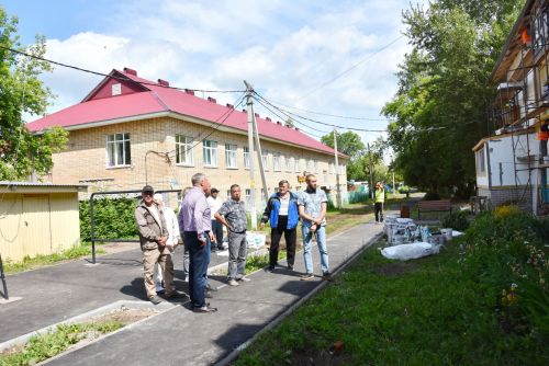 Разиф Каримов совершил объезд объектов капитального ремонта и строительства