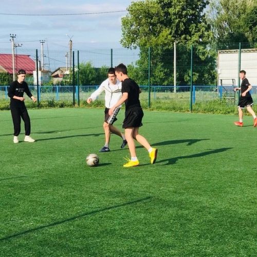 В Старом Заинске прошёл футбольный матч, посвященный профилактике наркомании среди молодежи