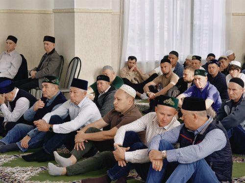 Заинские мусульмане отмечают Курбан-байрам