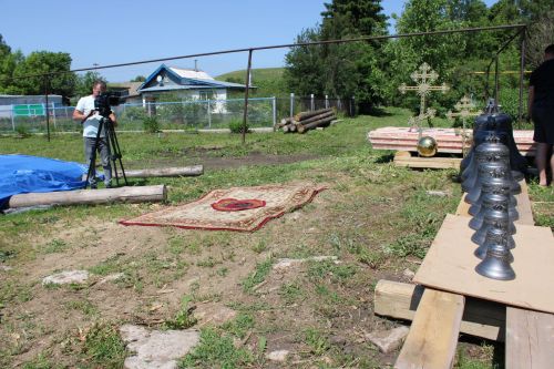 Югары Баграж чиркәвенә кач куелды һәм чаңнар изгеләндерелде
