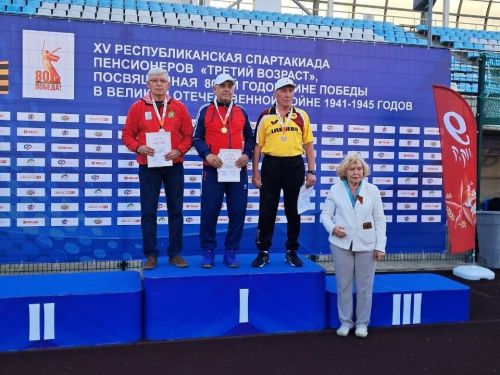 Заинец взял серебро на республиканской Спартакиаде пенсионеров