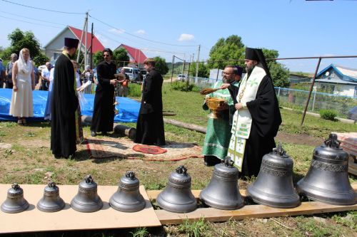 Югары Баграж чиркәвенә кач куелды һәм чаңнар изгеләндерелде