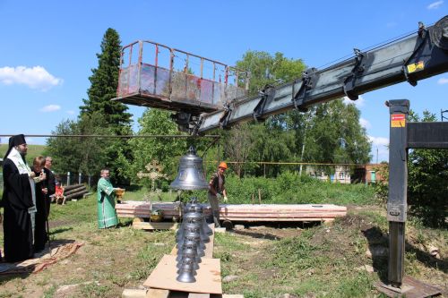 Югары Баграж чиркәвенә кач куелды һәм чаңнар изгеләндерелде