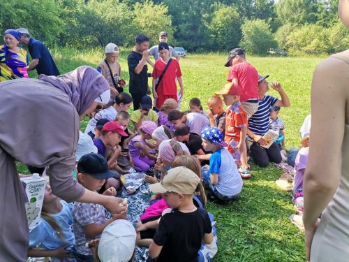 Аксарда балалар Сабантуе узды