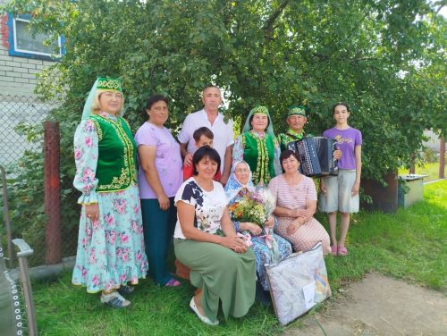 В Заинском районе поздравили с 95-летним юбилеем труженицу тыла