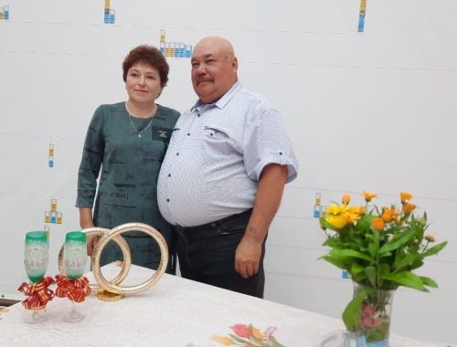 Сәвәләйдә озак еллар бергә матур яшәүче парларны хөрмәтләделәр