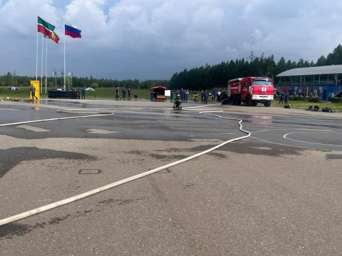 Пожарные из Заинска стали лучшими на республиканских соревнованиях