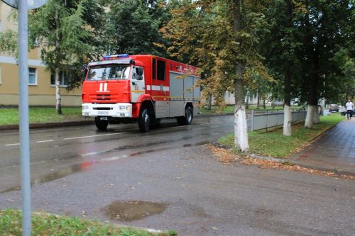 В Заинском городском суде отработали действия при пожаре