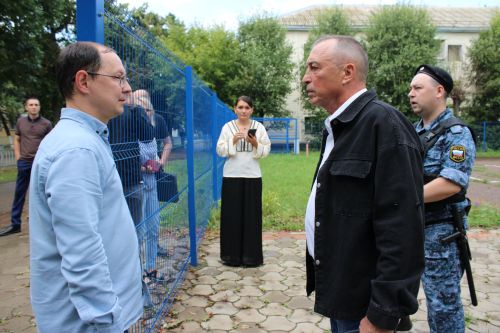 В Заинском городском суде отработали действия при пожаре