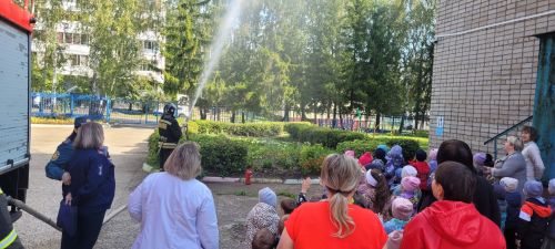 В Заинске прошли обучающие мероприятия по пожарной безопасности для детей