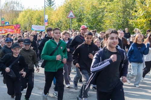 Заинцы поддержали республиканскую акцию «Кросс Татарстана-2025» массовым забегом по улице Ленина