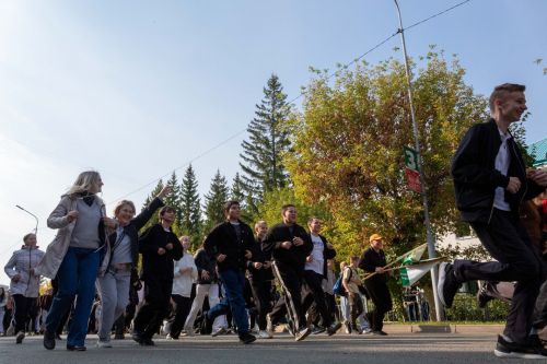 Заинцы поддержали республиканскую акцию «Кросс Татарстана-2025» массовым забегом по улице Ленина