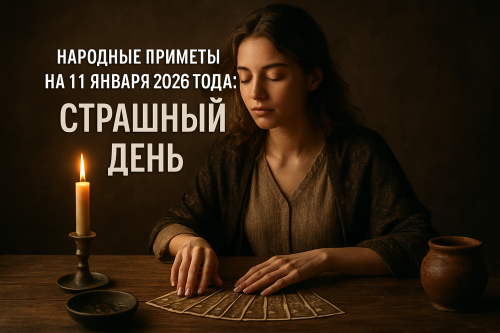 Народные приметы на 11 января 2026 года: Особый Страшный день в воскресенье