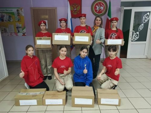Югары Мәлем мәктәбе укучылары 5000 окоп шәме ясады
