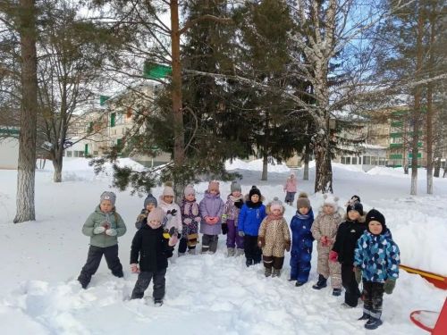 Заинские дошколята сделали кормушки и накормили зимующих птиц