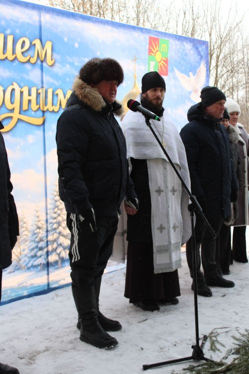 На роднике «Святой ключ» в Заинском районе в праздник Крещения было многолюдно