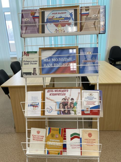 В Центральной библиотеке открылась выставка «Решаем, думаем, выбираем» к Дню избирателя