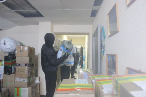 Зәйдән Ватанны саклаучылар көне уңаеннан хәрбиләргә гуманитар ярдәм озатылды