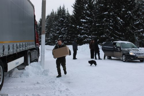 Зәйдән Ватанны саклаучылар көне уңаеннан хәрбиләргә гуманитар ярдәм озатылды
