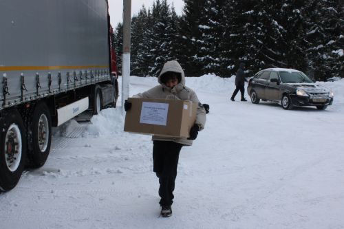 Зәйдән Ватанны саклаучылар көне уңаеннан хәрбиләргә гуманитар ярдәм озатылды