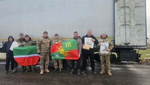 Зәйдән Ватанны саклаучылар көне уңаеннан хәрбиләргә гуманитар ярдәм озатылды