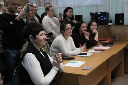 В детском саду «Василек» прошел смотр строя и песни, посвященный Дню защитника Отечества