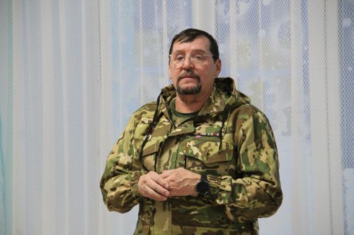В детском саду «Василек» прошел смотр строя и песни, посвященный Дню защитника Отечества