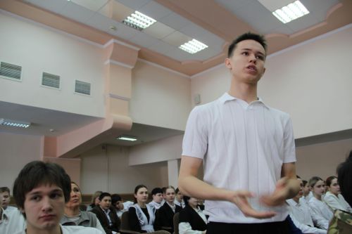 Зәй укучылары “Парламент дәресләре”ндә катнашты
