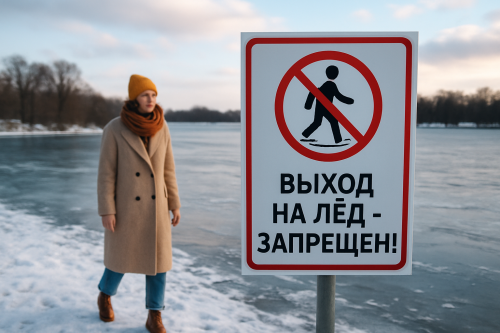 Весенний лёд коварен: МЧС предупреждает об опасности на водоёмах