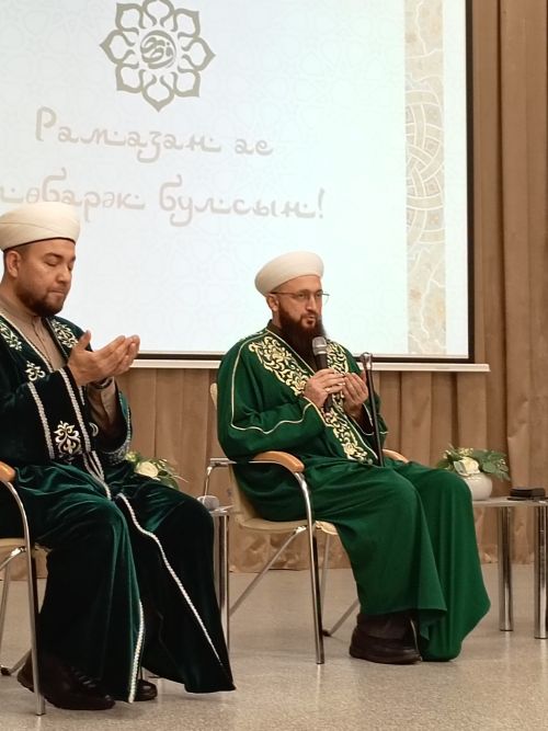 Зәйдә район ифтарына Татарстан мөфтие килде