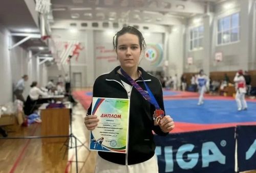 Зәй тхэквондочысы Полина бронза алды
