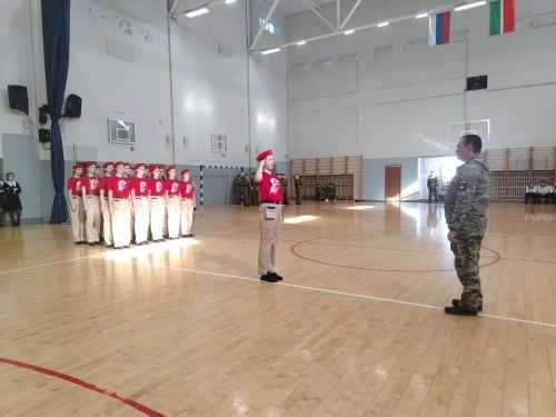 Зәйдә мәктәп укучылары арасында строй җырлары  муниципаль бәйгесе узды