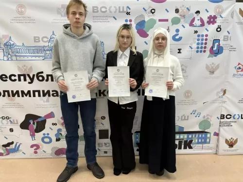 Ученики татарской гимназии Заинска стали призерами республиканской олимпиады по русской литературе