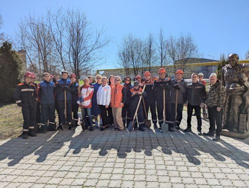 Зәй ГРЭСында юбилей һәм Җиңү көне хөрмәтенә 95 чыршы утыртылды