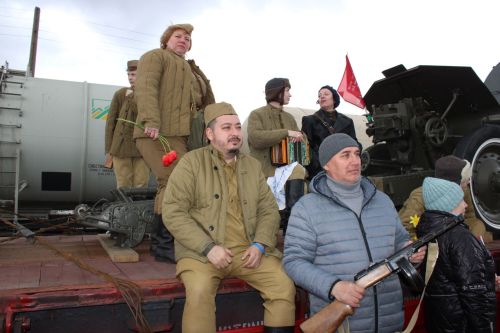 Зәйгә «Җиңү поезды» килде: Сугыш тарихы 10 вагонда