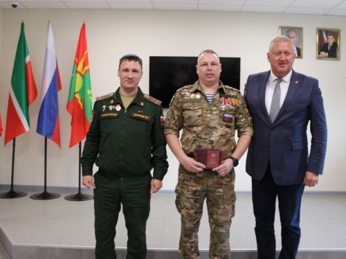 Зәйнең махсус хәрби операция ветераны Батырлык ордены белән бүләкләнде