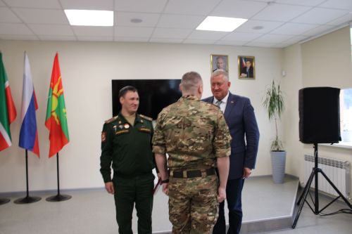 Зәйдә ялга кайткан хәрбиләр белән чираттагы очрашу узды