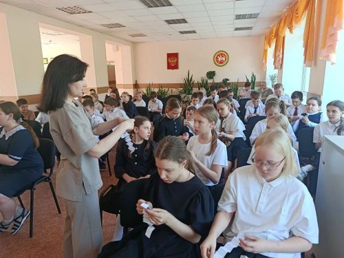 В Заинске школьникам показали, как всё начиналось с бересты