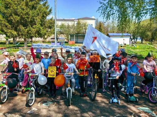 Сабыйлар “Без-җиңүчеләр варислары” велойөрешендә катнашты