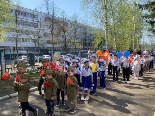 Парад Победы в детском саду «Лесная сказка» Заинска прошёл с размахом