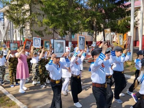 Парад Победы в детском саду «Лесная сказка» Заинска прошёл с размахом
