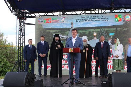 Югары Багражда реставрациядән соң  Изге Троица чиркәве ачылды