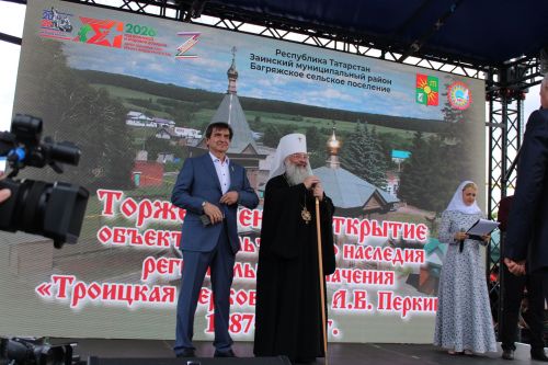Югары Багражда реставрациядән соң  Изге Троица чиркәве ачылды