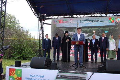 Югары Багражда реставрациядән соң  Изге Троица чиркәве ачылды