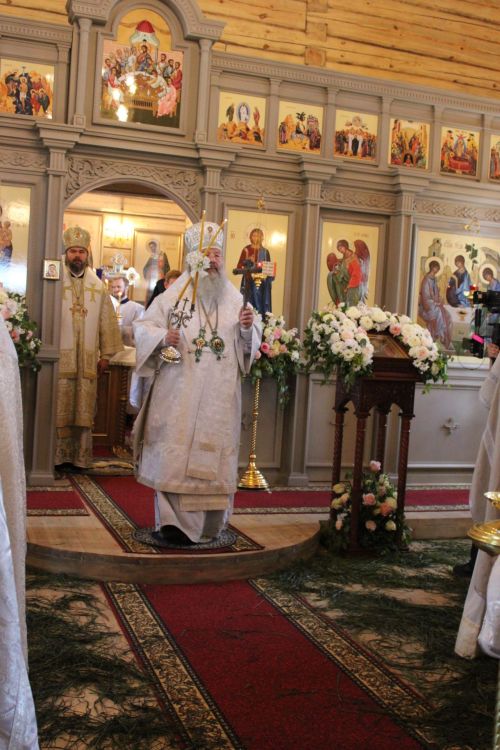 Югары Багражда реставрациядән соң  Изге Троица чиркәве ачылды